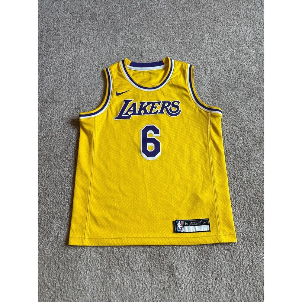 LeBron James Los Angeles Lakers Nike Youth NBA Jersey Size Medium